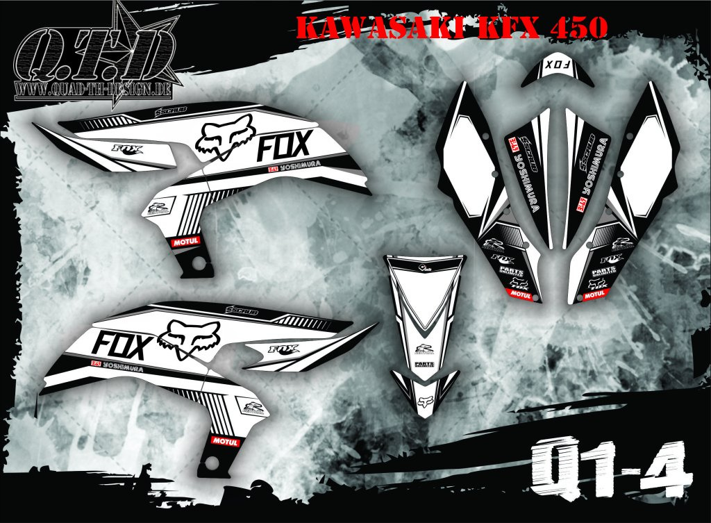 Example picture for thr colors, Fox Q1-4 for Kawasaki KFX 400
